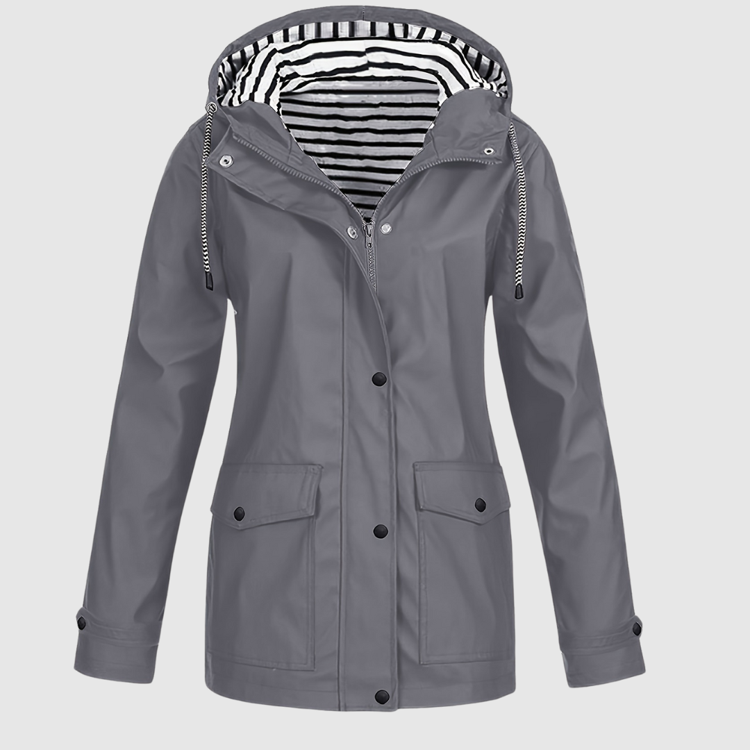 Svanstrom | Randig Trenchcoat Med Huva