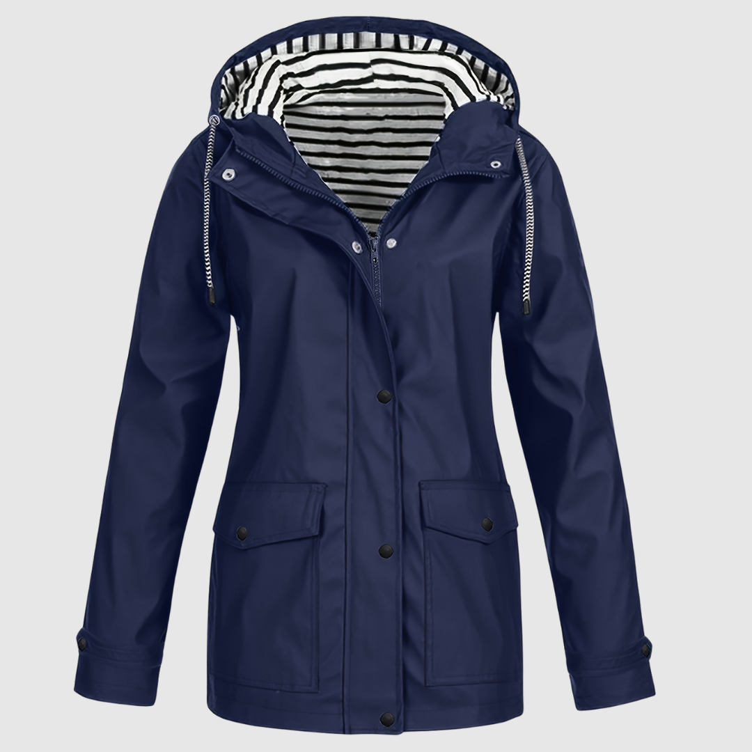 Svanstrom | Randig Trenchcoat Med Huva