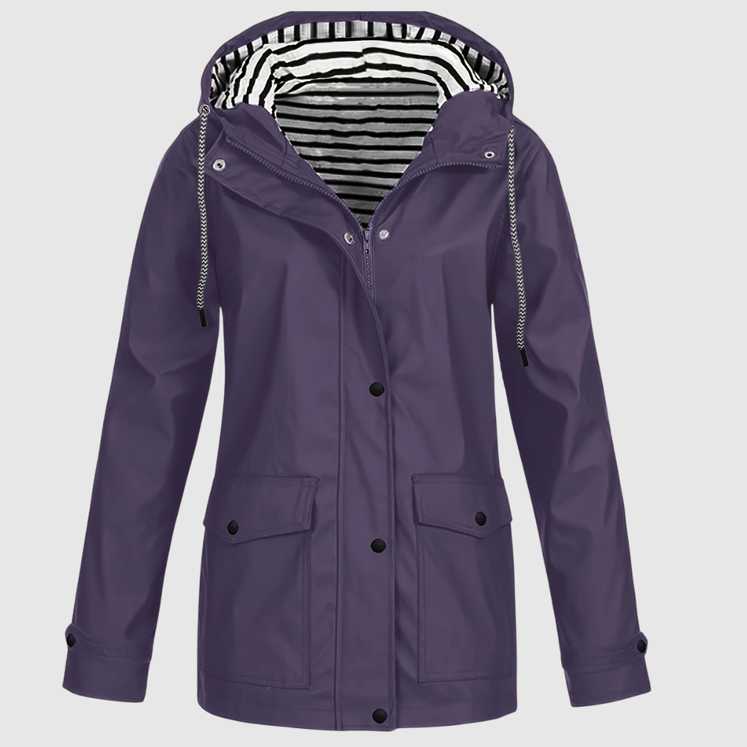 Svanstrom | Randig Trenchcoat Med Huva