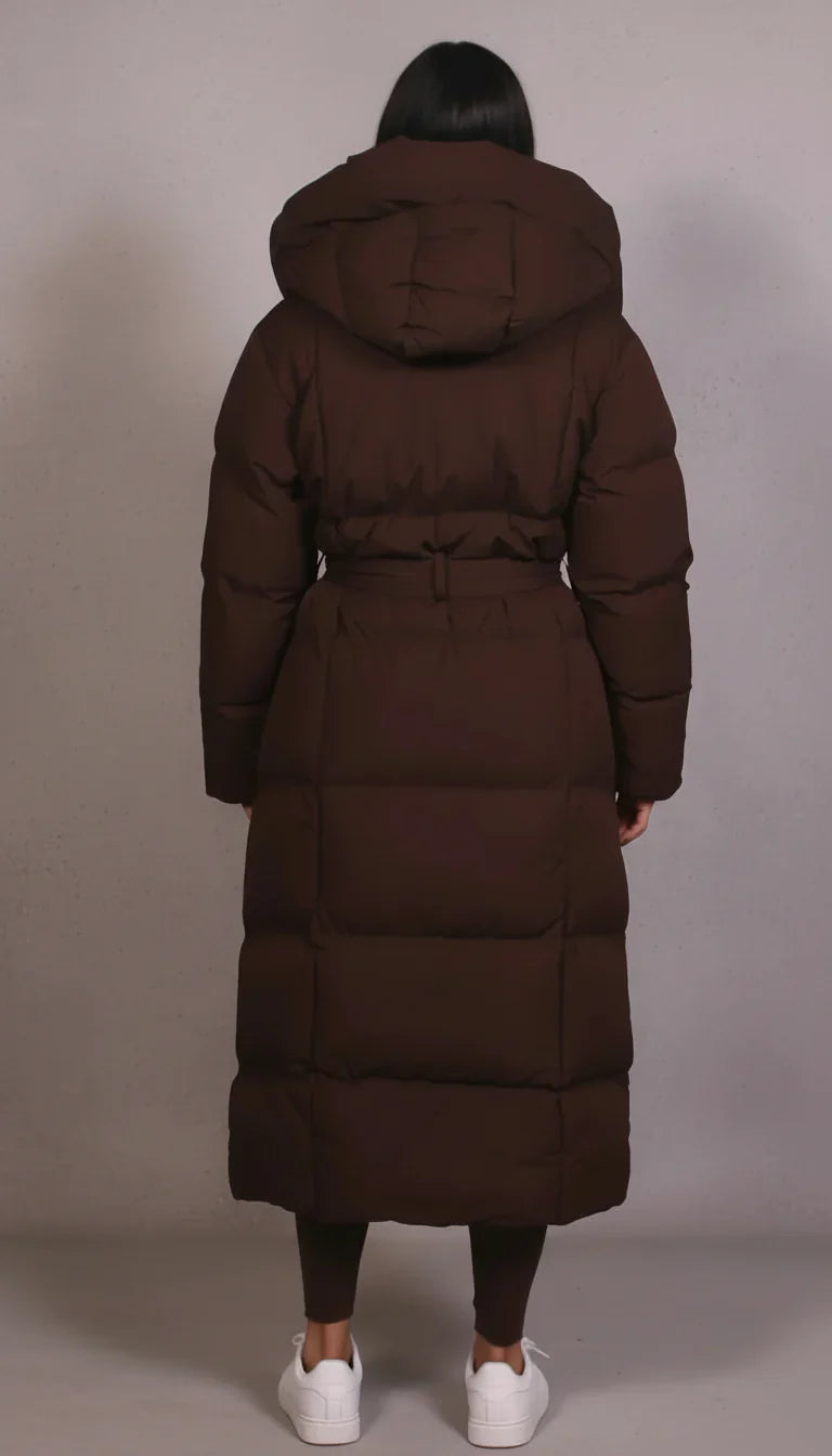 Svanstrom | Lyxig Longline-Puffer-Kappa