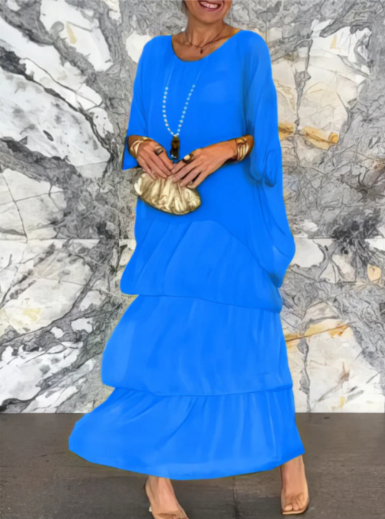 Svanstrom l Elegant Flödande Maxi Klänning