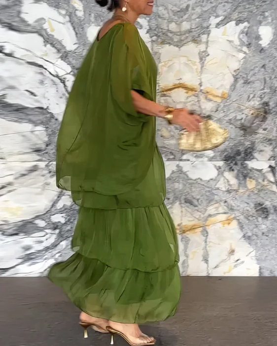 Svanstrom l Elegant Flödande Maxi Klänning