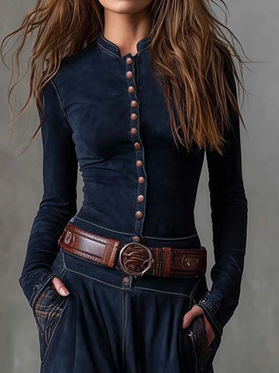 Svanstrom l Maxiklänning I Mocka