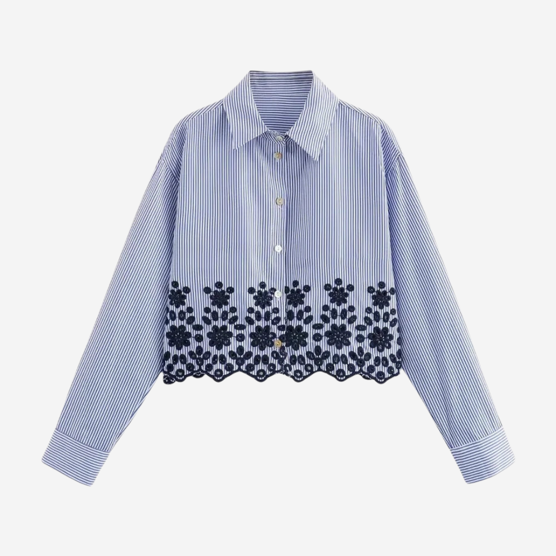 SVEA | Broderad skjorta