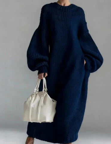 Svanstrom | Mjuk Stickad Maxiklänning