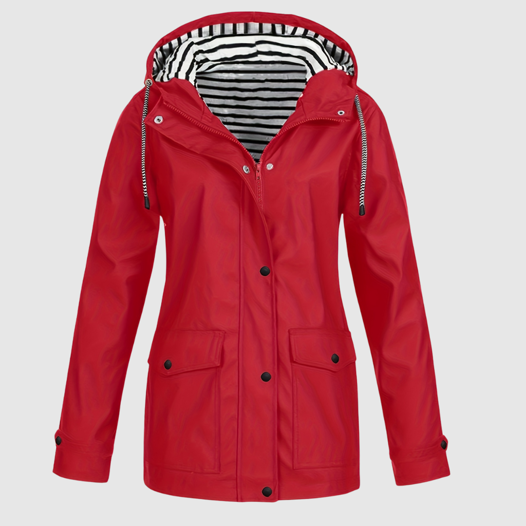 Svanstrom | Randig Trenchcoat Med Huva