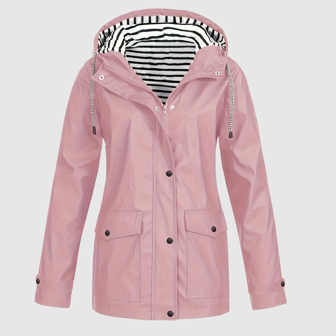 Svanstrom | Randig Trenchcoat Med Huva