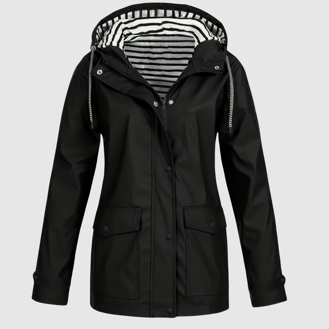 Svanstrom | Randig Trenchcoat Med Huva