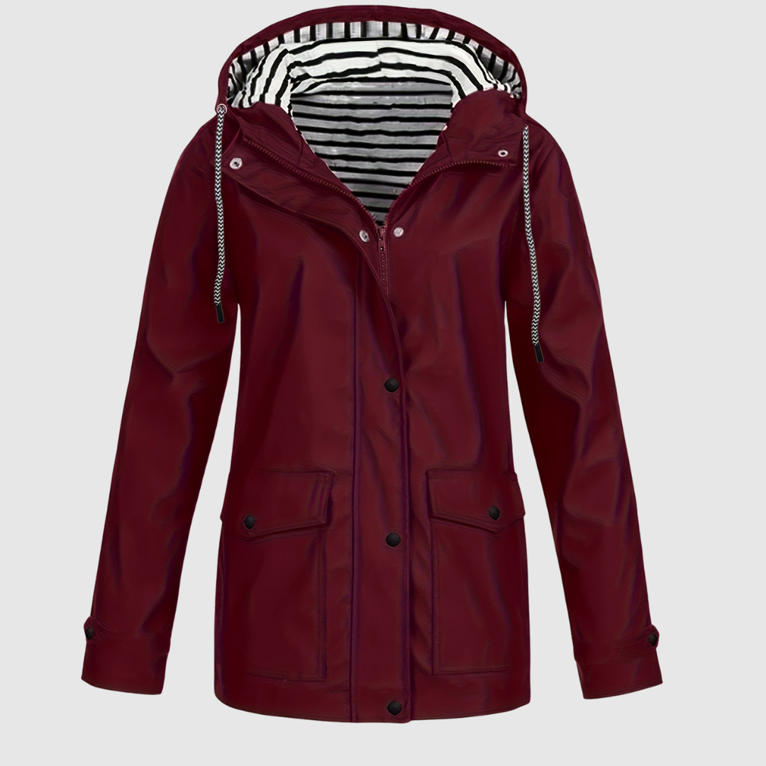 Svanstrom | Randig Trenchcoat Med Huva