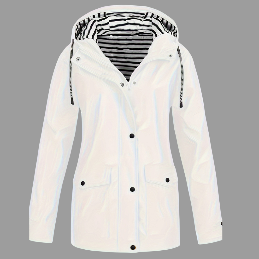 Svanstrom | Randig Trenchcoat Med Huva