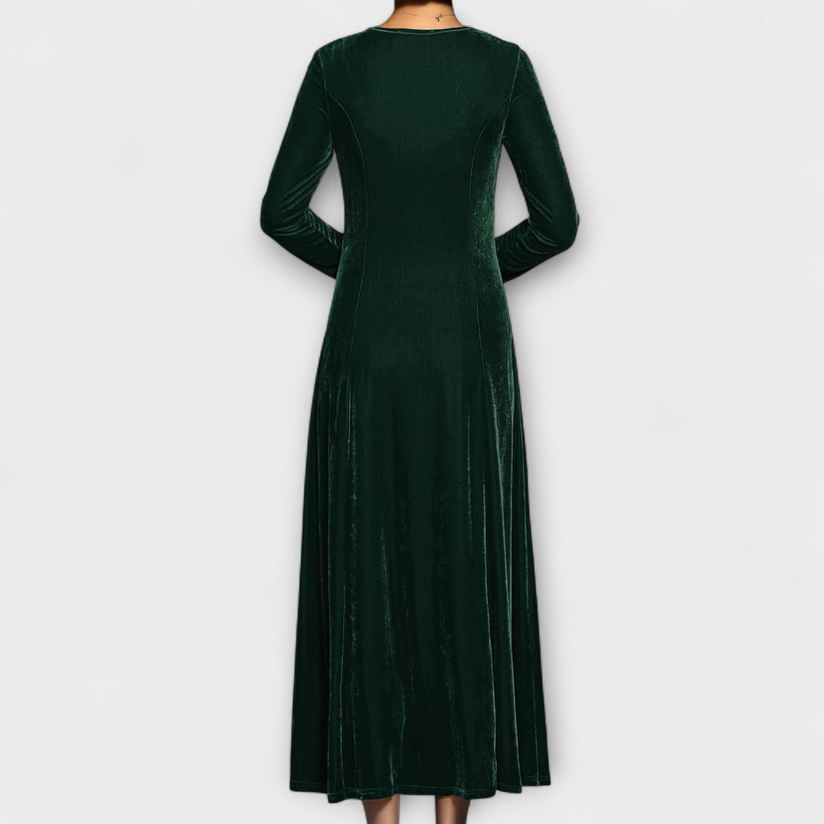 Svanstrom | Mjuka Samtäljklänning