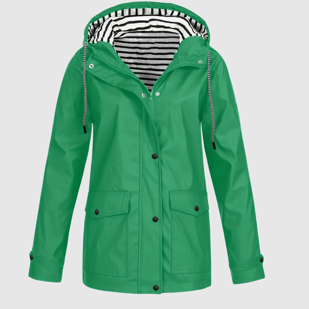 Svanstrom | Randig Trenchcoat Med Huva