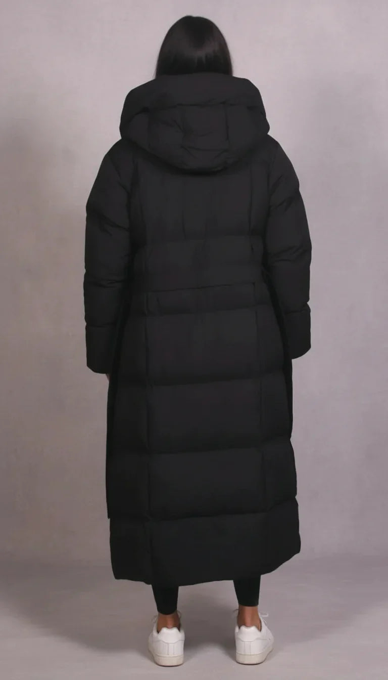 Svanstrom | Lyxig Longline-Puffer-Kappa