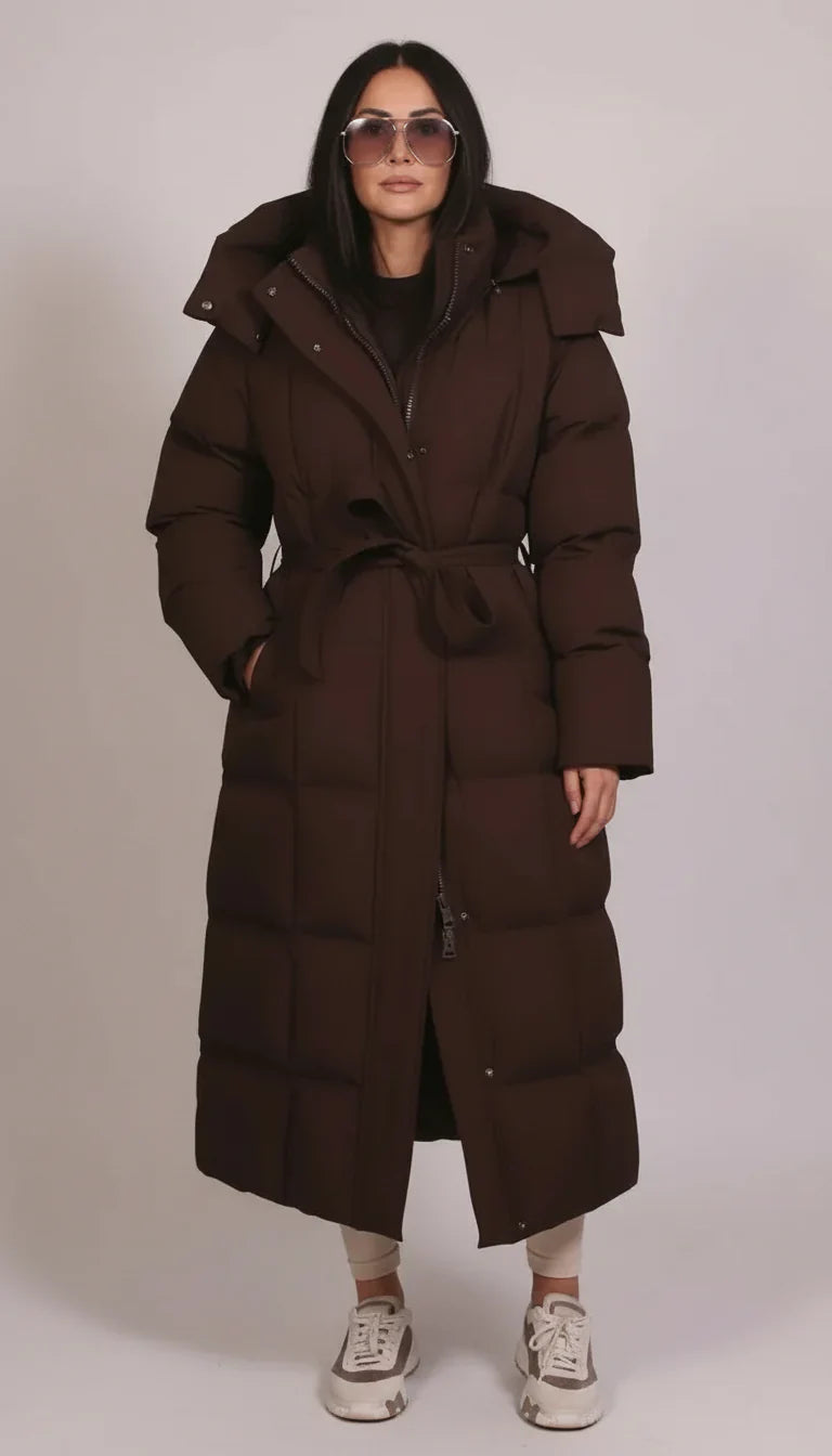 Svanstrom | Lyxig Longline-Puffer-Kappa