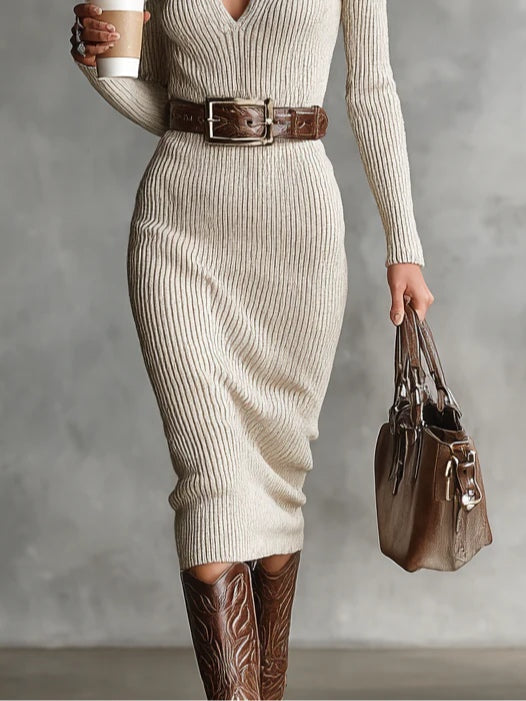 Svanstrom | Midi Klänning Fitted Chic