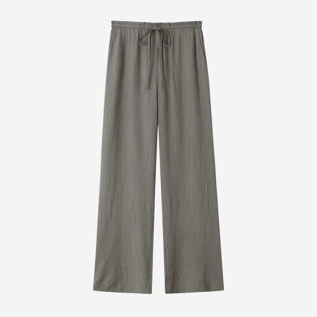 SVEA™| Linnebyxor med rak passform