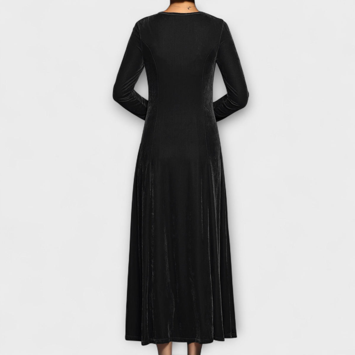 Svanstrom | Mjuka Samtäljklänning