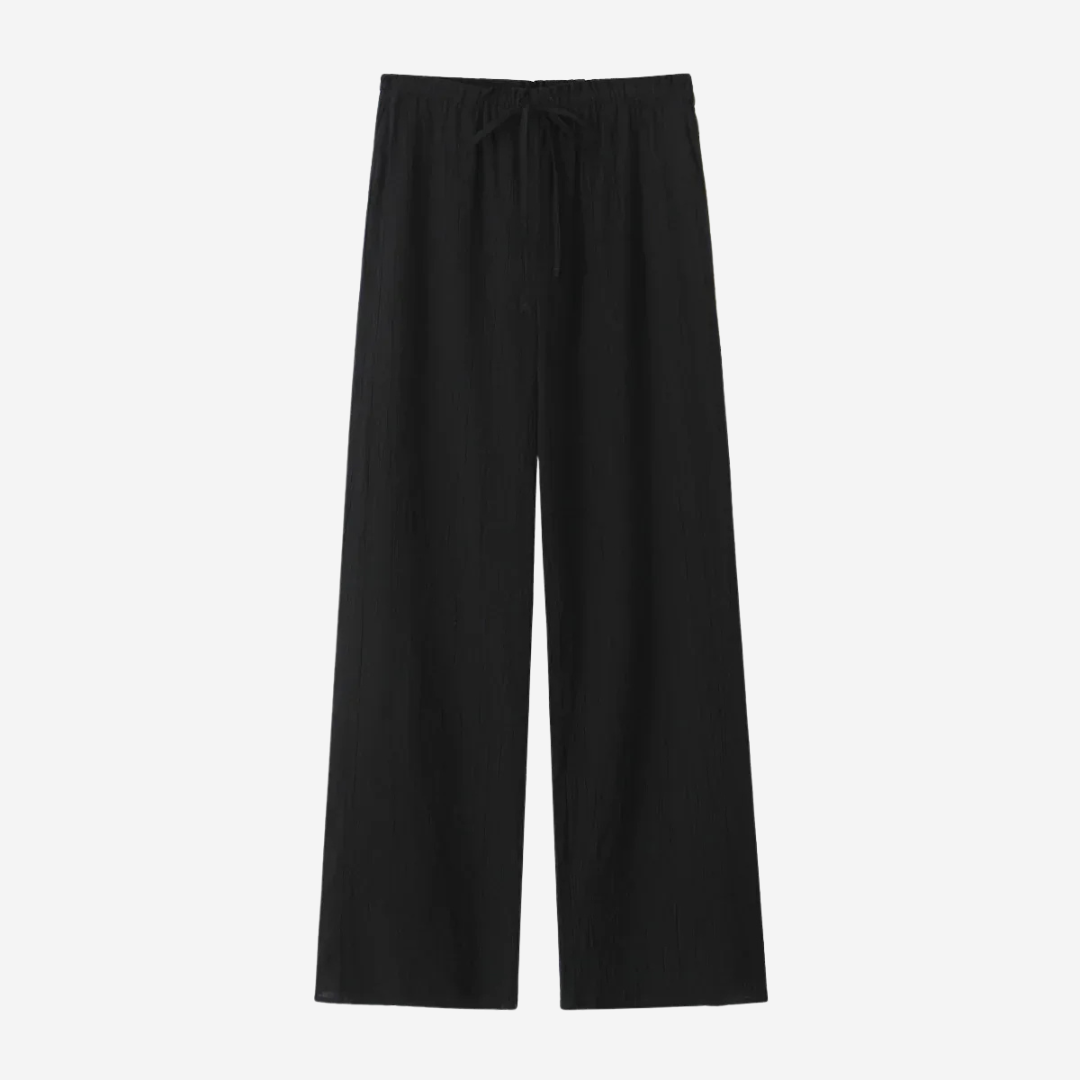 SVEA™| Linnebyxor med rak passform